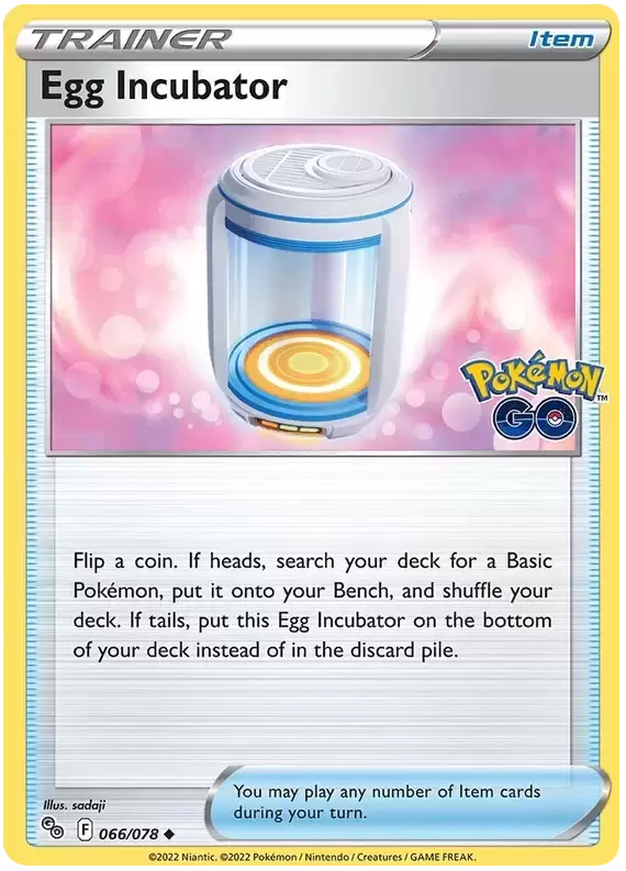 Pokémon Go - Egg Incubator
