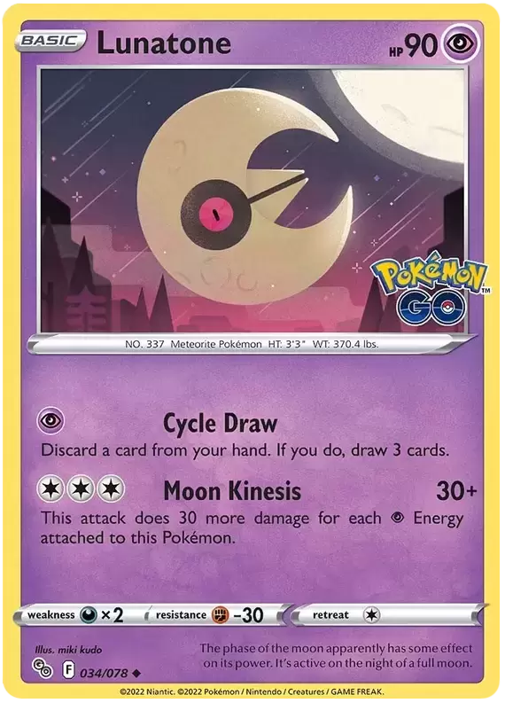 Pokémon Go - Lunatone