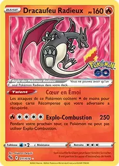 Pokémon Go - Dracaufeu Radieux