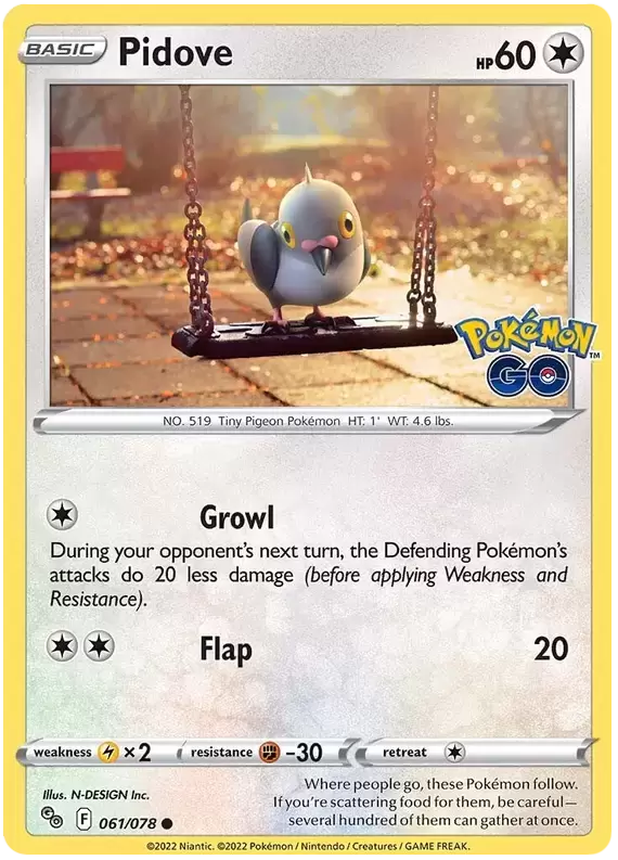 Pokémon Go - Pidove