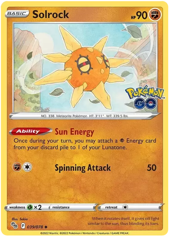 Pokémon Go - Solrock