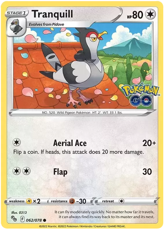 Pokémon Go - Tranquill
