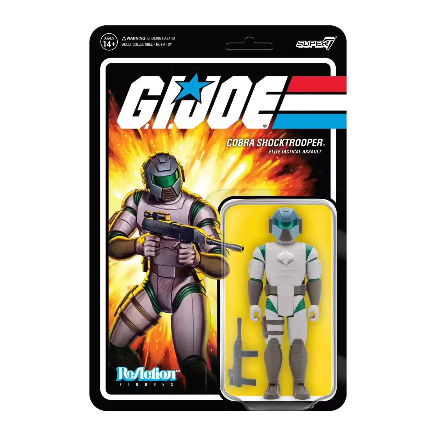 Super7 ReAction - G.I. Joe - Cobra Shocktrooper (Rifle B)