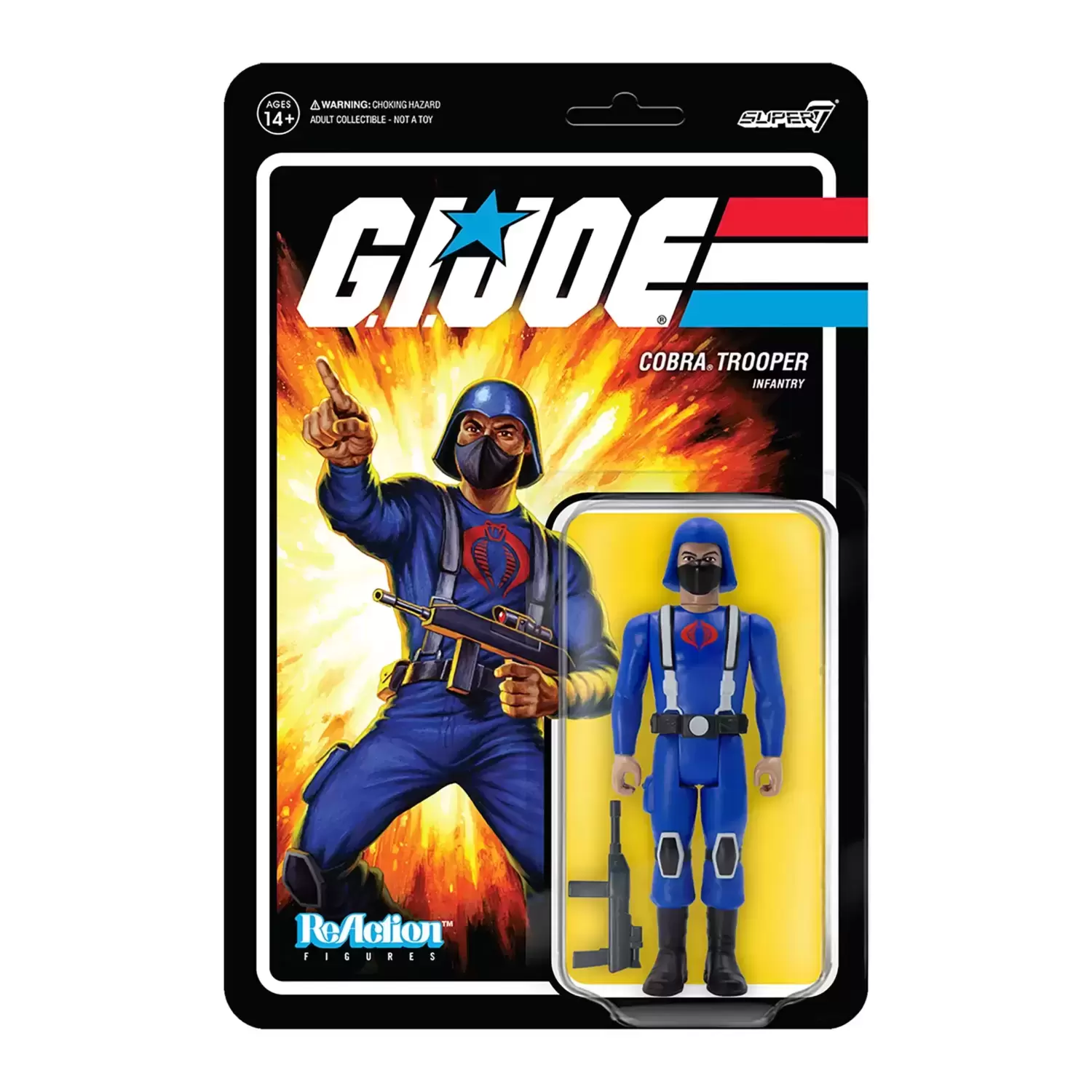 Super7 ReAction - G.I. Joe - Cobra Trooper H-back (Tan)