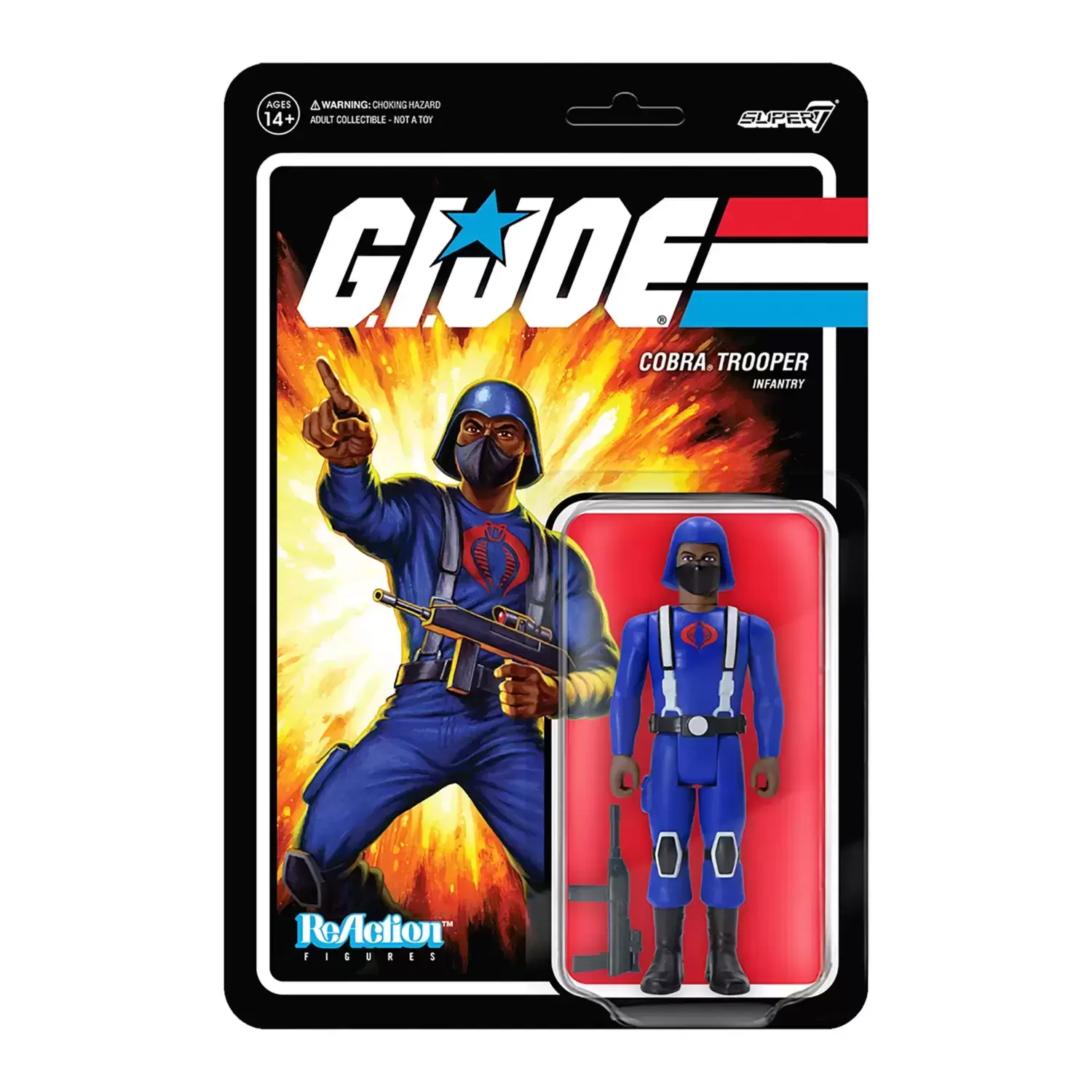 Super7 ReAction - G.I. Joe - Cobra Trooper Y-back (Brown)