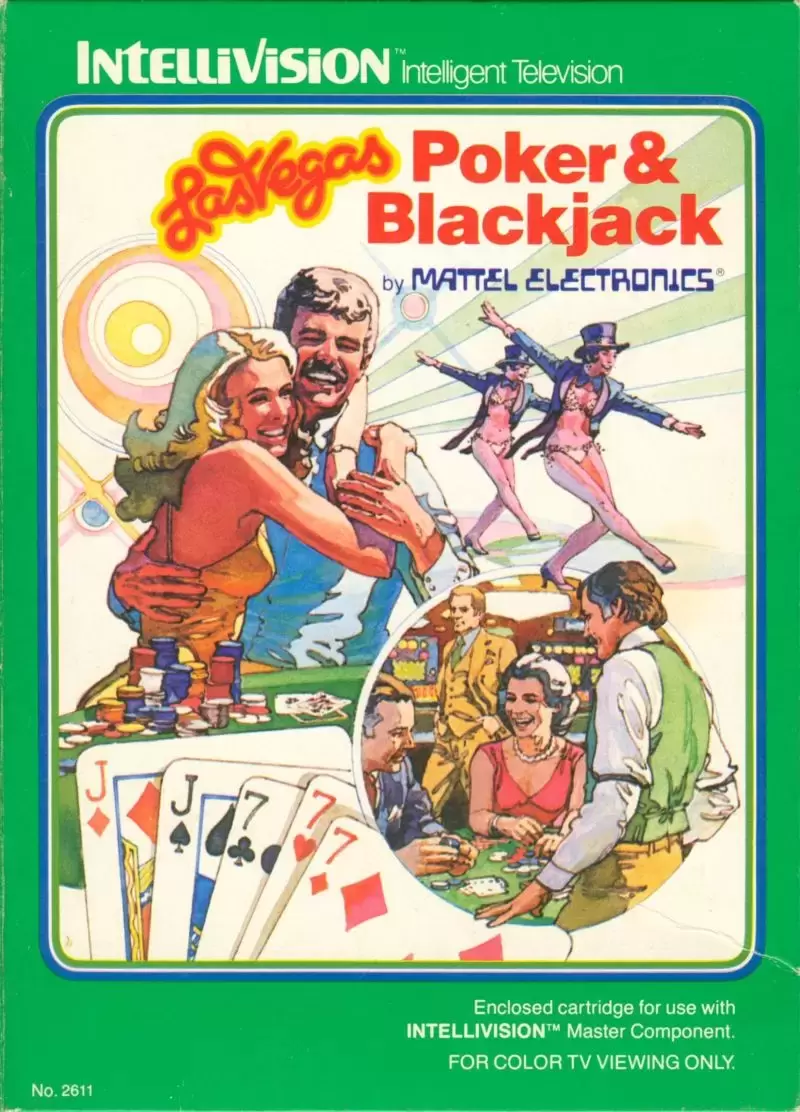 Jeux IntelliVision - Poker & Blackjack
