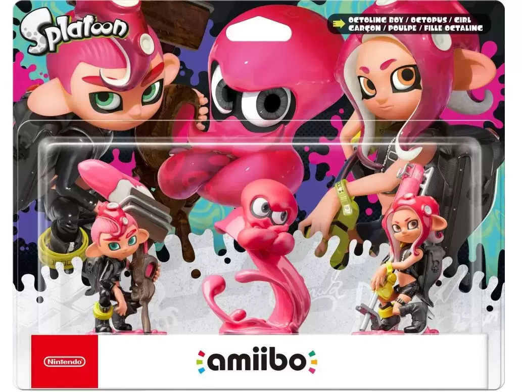 Amiibo - Octoling Boy / Octopus / Girl