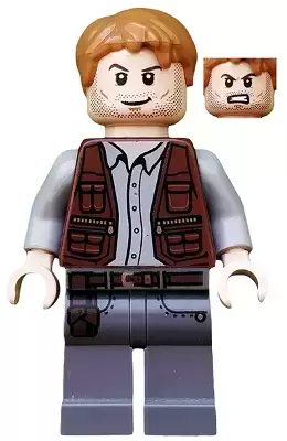 Lego Jurassic World Minifigures - Owen Grady - Leather Vest