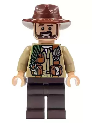 Lego Jurrasic World Minifigures - Sinjin Prescott without Backpack