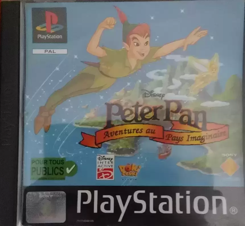 Jeux Playstation PS1 - Peter Pan - Aventures au pays imaginaire