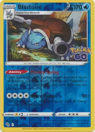 Pokémon Go - Blastoise Reverse