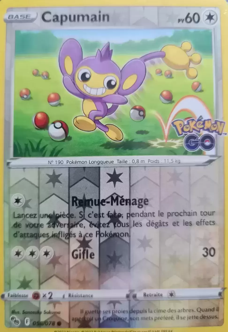 Pokémon Go - Capumain Reverse
