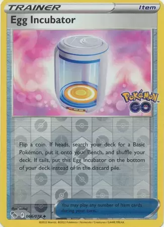 Pokémon Go - Egg Incubator Reverse