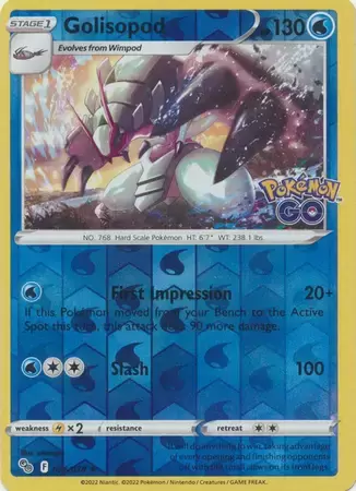 Pokémon Go - Golisopod Reverse
