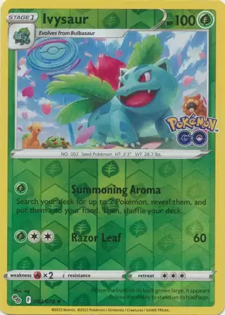 Pokémon Go - Ivysaur Reverse