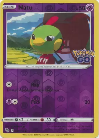 Pokémon Go - Natu Reverse