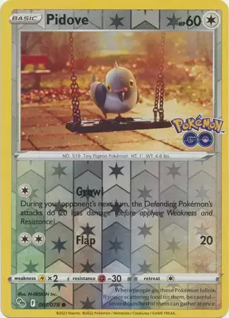 Pokémon Go - Pidove Reverse