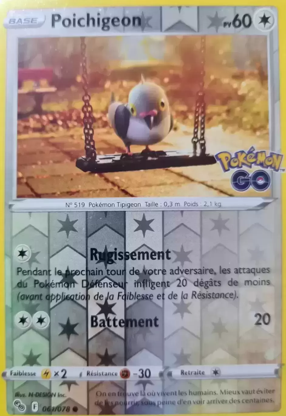 Pokémon Go - Poichigeon Reverse