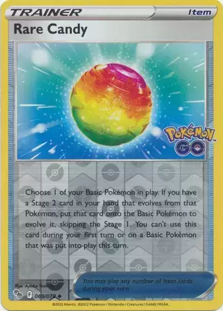Pokémon Go - Rare Candy Reverse