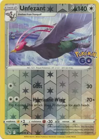 Pokémon Go - Unfezant Reverse