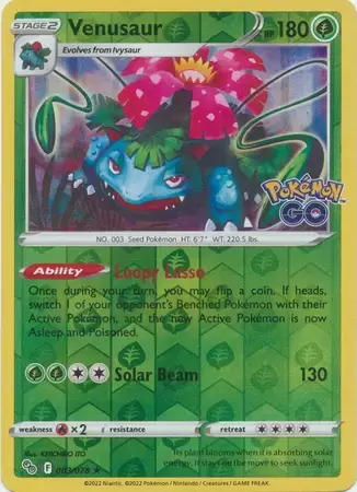 Pokémon Go - Venusaur Reverse