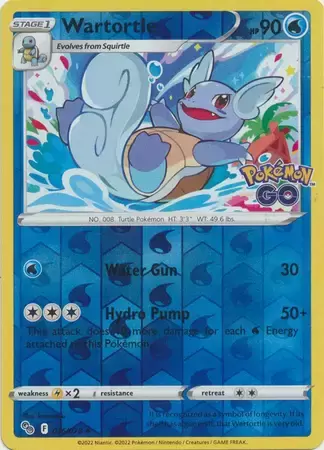 Pokémon Go - Wartortle Reverse