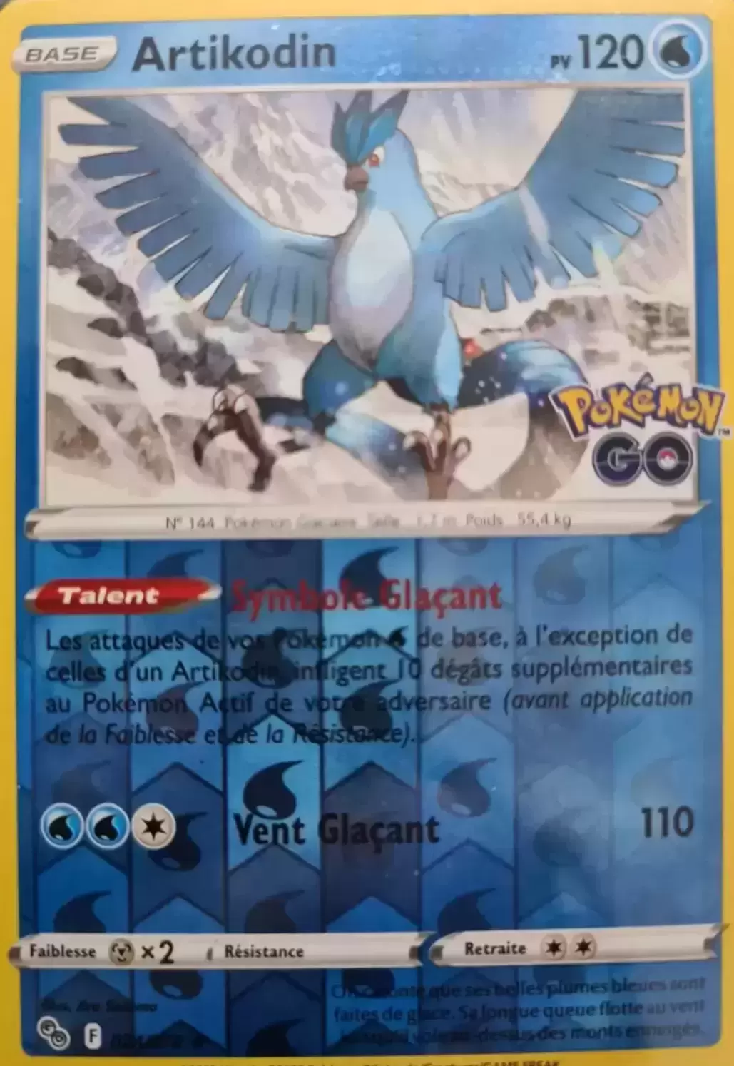 Pokémon Go - Articuno Holo Reverse