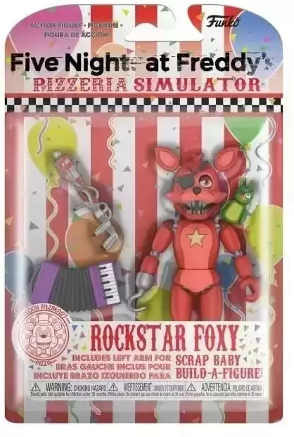 FNAF Pizza Simulator Rockstar Foxy Action Figure UK