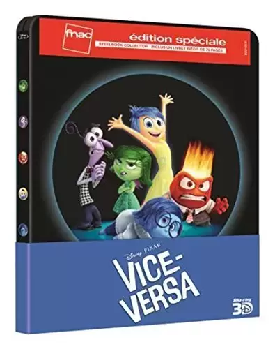 Blu-ray Steelbook - Vice-versa Steelbook Blu-ray 3D + 2D Edition spéciale collector et son livret de 76 pages inédites