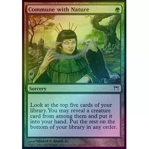 Guerriers de Kamigawa - Communion avec la nature foil