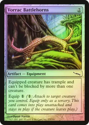 Mirrodin - Cornes d\'attaque de vorrac foil