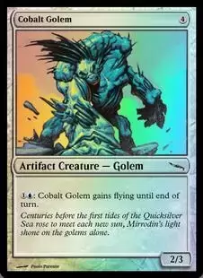 Mirrodin - Golem de cobalt foil