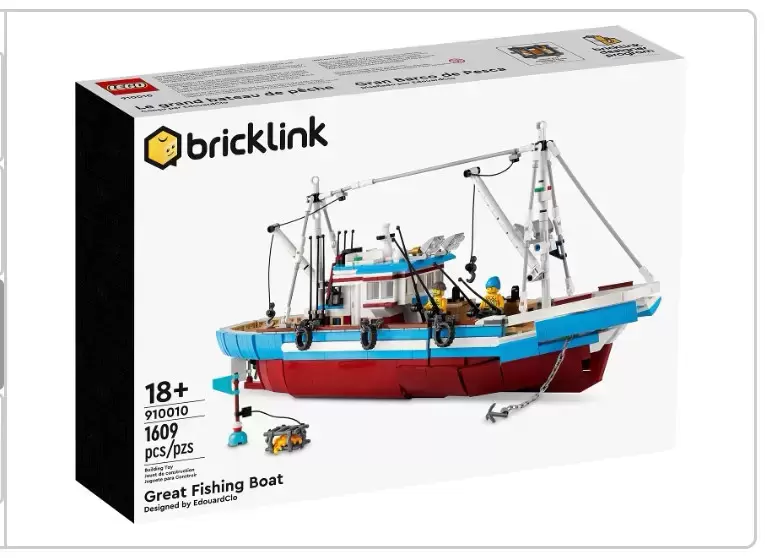 Great Fishing Boat - LEGO Bricklink set 910010