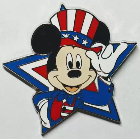 Disney - Pins Open Edition - Mickey Mouse & Friends Patriotic Pin Trading Starter Set - Mickey Mouse