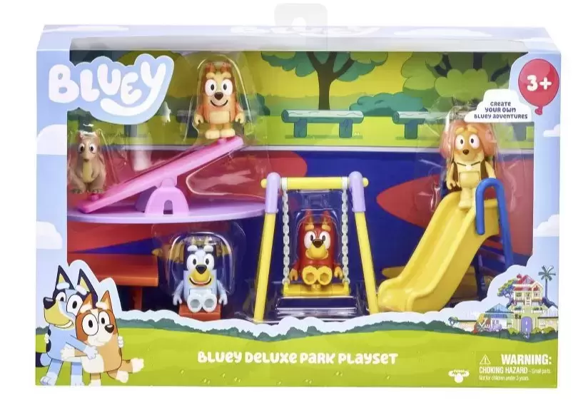Bluey Figures & Playsets - Deluxe Park Themed Playset