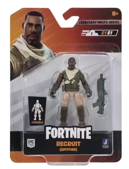 Fortnite JazWares - Recruit (Spitfire) - Micro Legendary Series