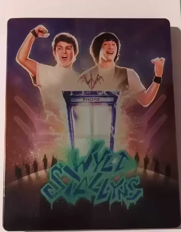 Blu-ray Steelbook - Bill & Ted Excellent adventure Blu ray 4k Steelbook