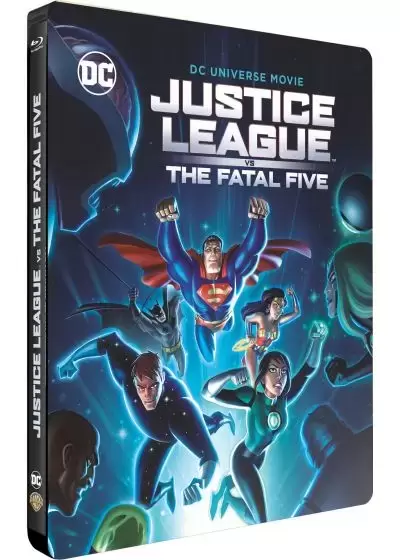 Blu-ray Steelbook - Justice league vs the fatal five steelbook