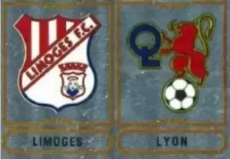 Football 85 en Images - Ecusson Limoges / Olympique Lyonnais - Division 2 (Groupe B)