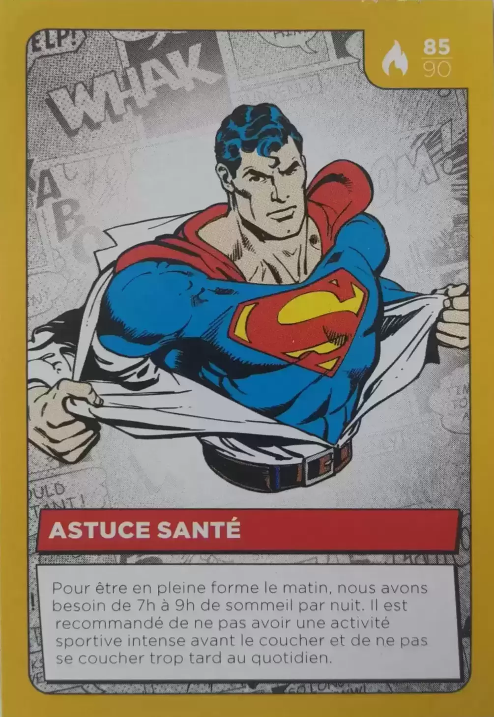 Cartes Auchan DC Comics - Astuce Santé
