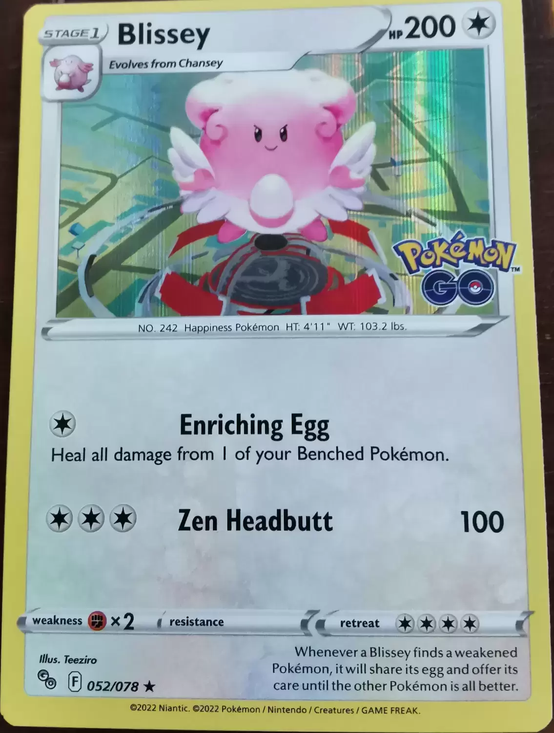 Pokémon Go - Blissey Holo