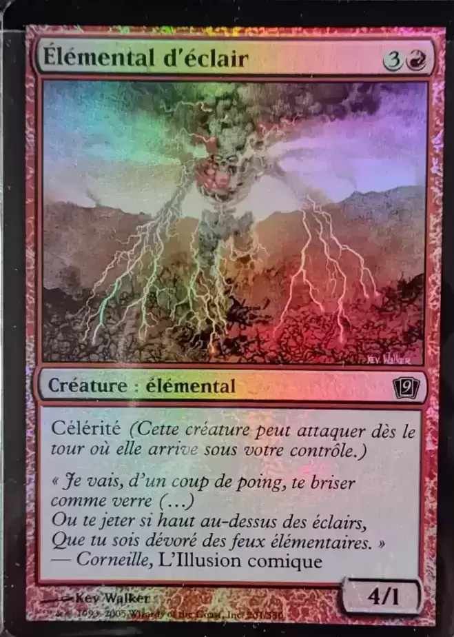 9eme Edition - Élémental d\'éclair Foil