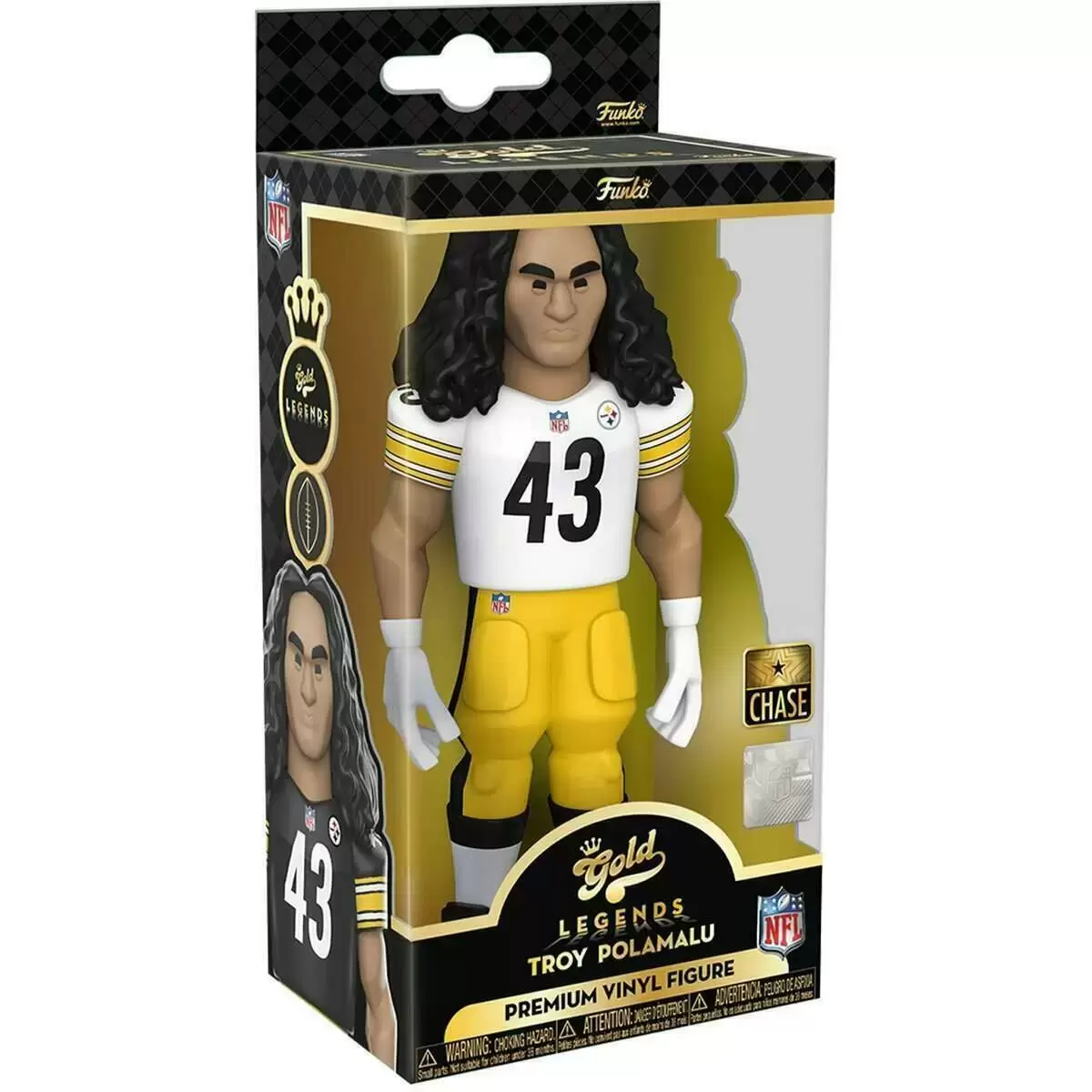 Funko Gold - NFL - Pittsburgh Steelers - Troy Polamalu (Chase)