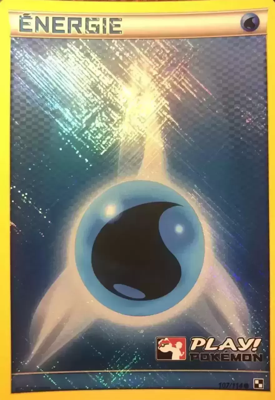 Pokémon Série Noir et Blanc Play! Pokémon - Énergie Eau Reverse Play! Pokemon