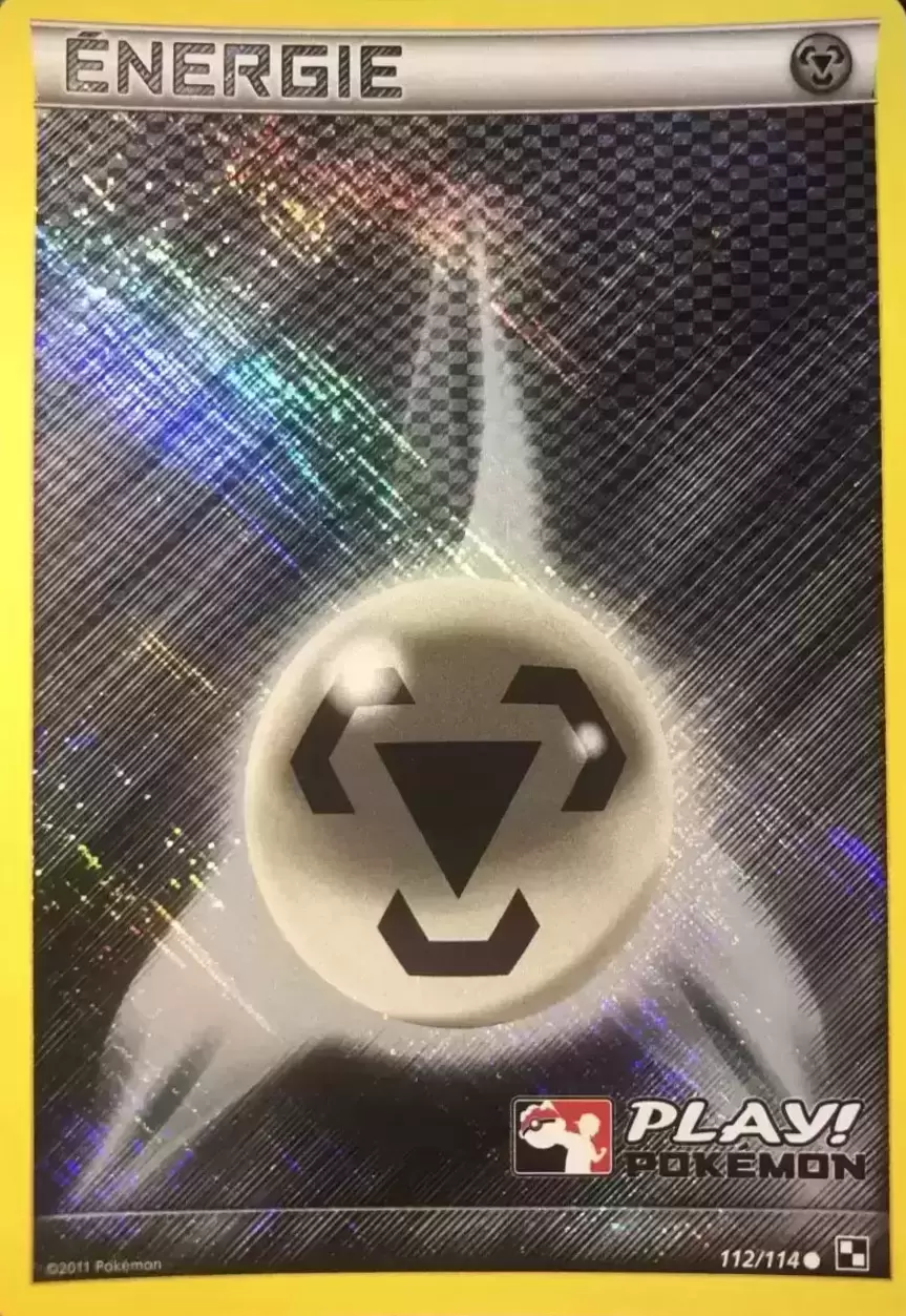 Pokémon Série Noir et Blanc Play! Pokémon - Énergie Métal Reverse Play! Pokemon