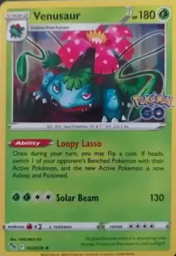 Pokémon Go - Venusaur Holo
