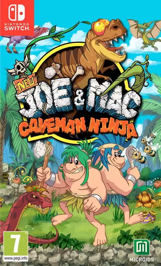 Jeux Nintendo Switch - New Joe & Mac Caveman Ninja T-rex Edition