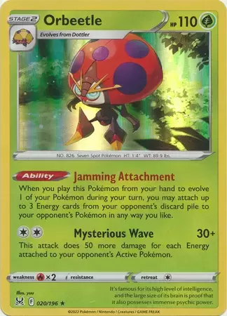 Lost Origin - Orbeetle Holo