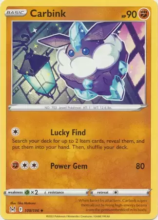 Lost Origin - Carbink