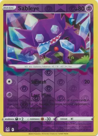 Lost Origin - Sableye Reverse